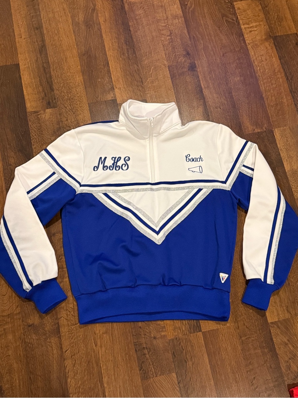Vintage Varsity Cheerleader Coach Cheer Jacket (size med)